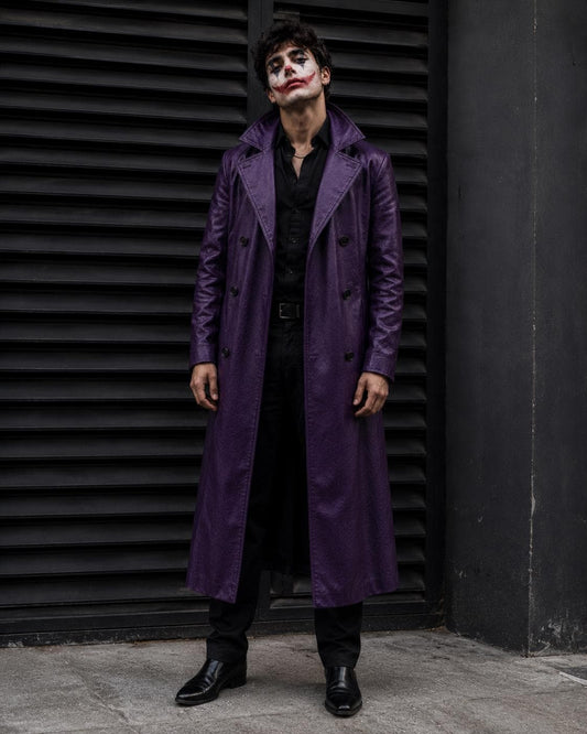 Purple villain-inspired trench coat by Premium Skin