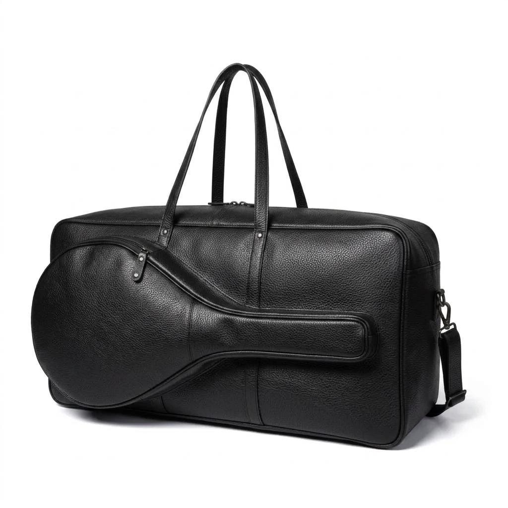 Leather sports and travel duffel bag by Premium Skin