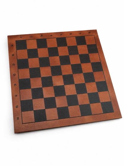 Handmade leather travel chess set by Premium Skin