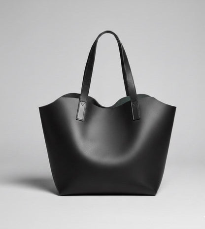 Oversized leather tote bag by Premium Skin
