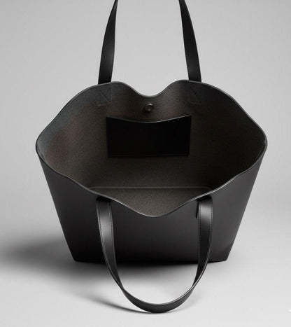 Oversized leather tote bag by Premium Skin