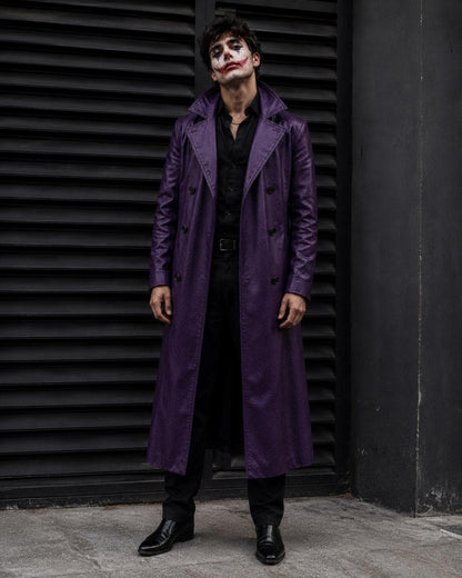 Purple villain-inspired trench coat by Premium Skin